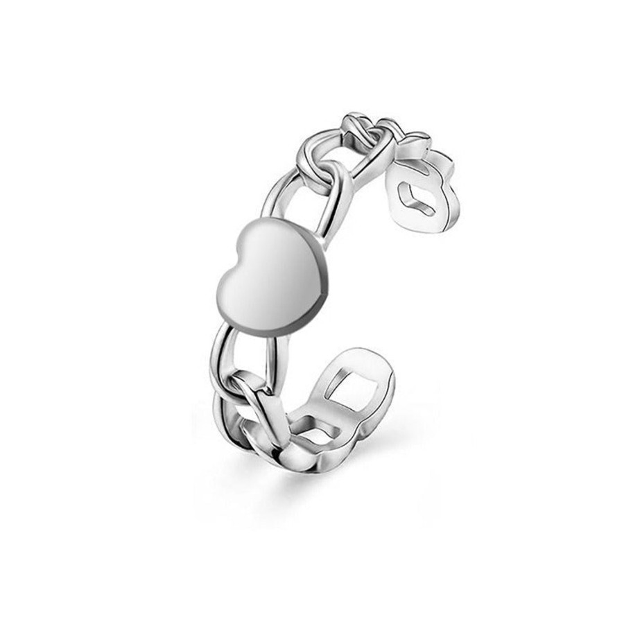 Rings CreatiVal | Loveli - Adjustable Silver Ring