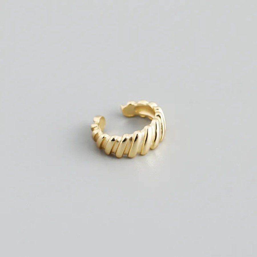 Earrings CreatiVal | Odace Gold - Ear Cuff