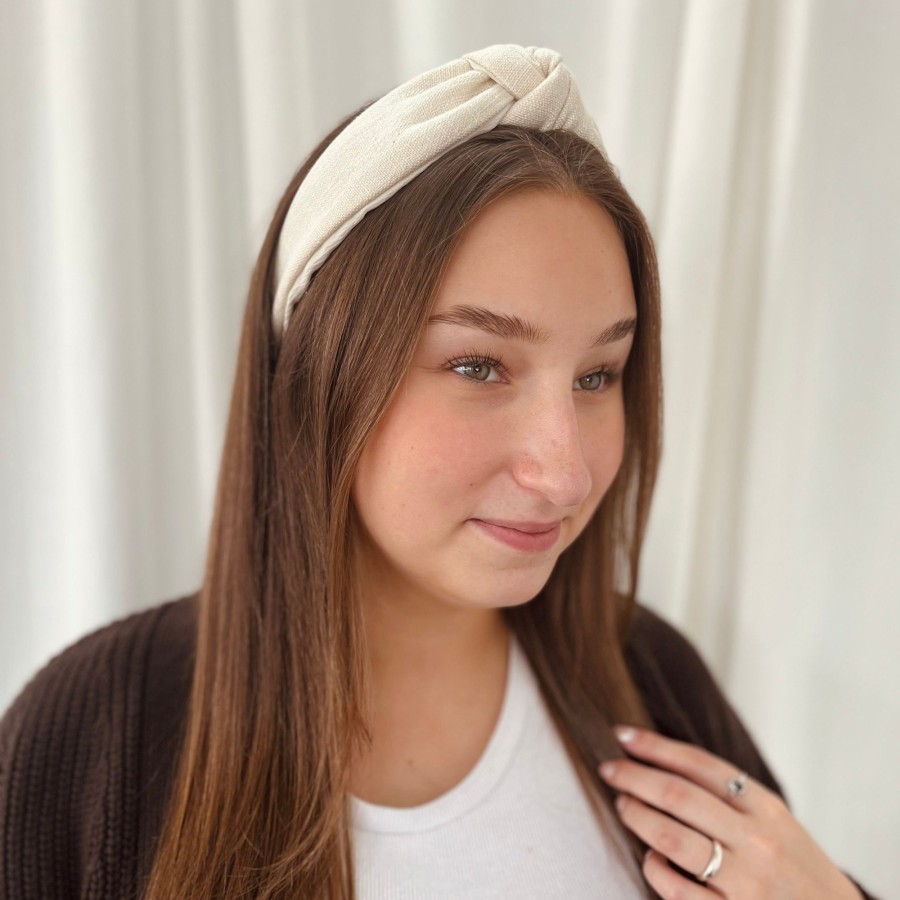 Hair Accessories CreatiVal | Trendy Headband - Cream