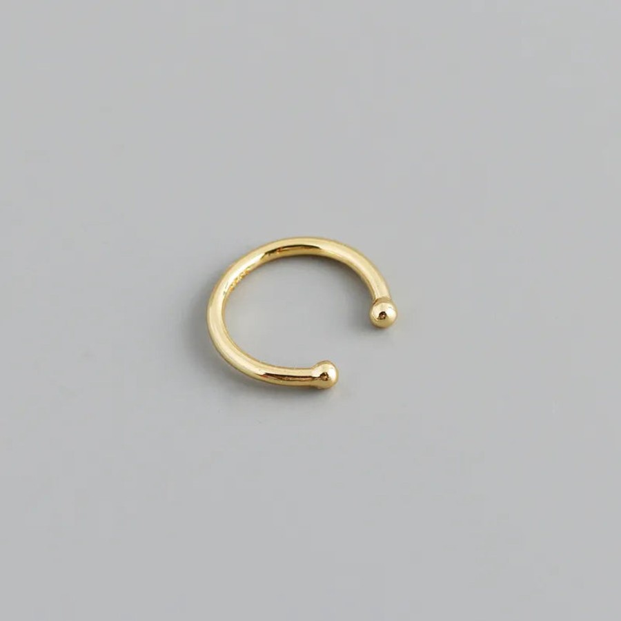 Earrings CreatiVal | Diskret Gold - Ear Cuff