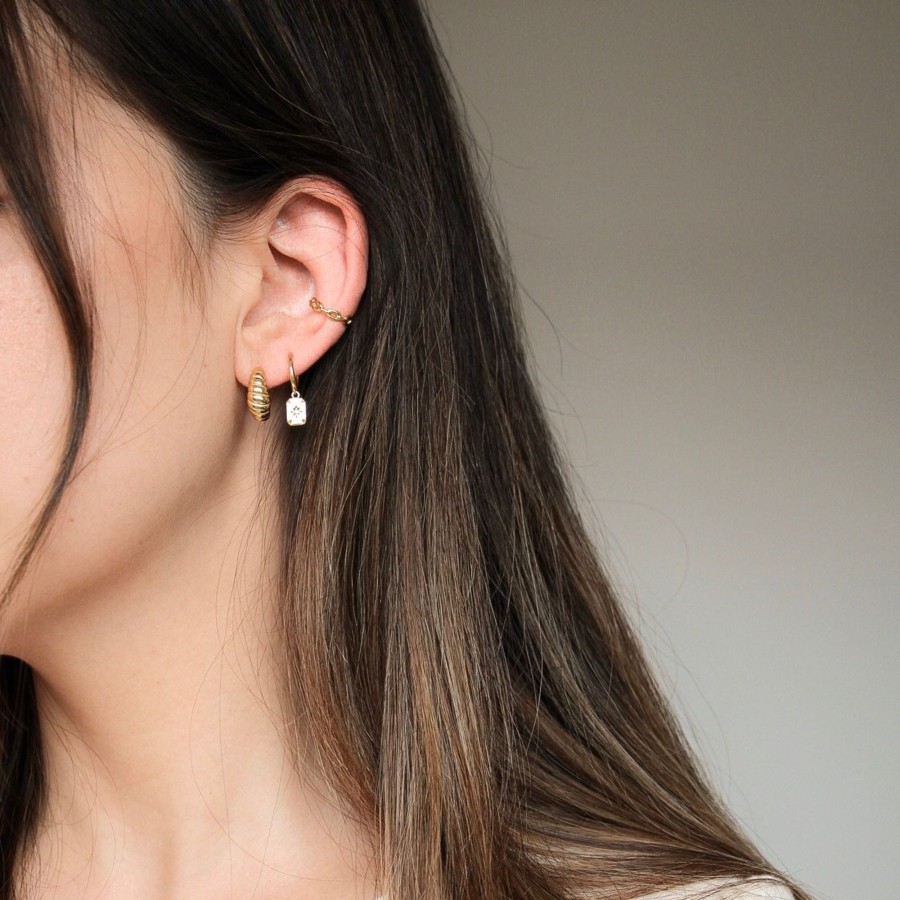 Earrings CreatiVal | Tressi Or - Ear Cuff