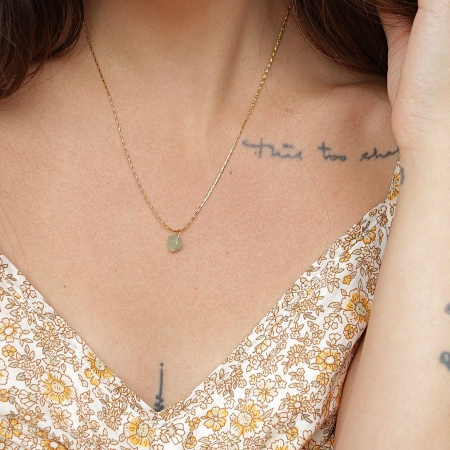 Necklaces CreatiVal | Aventurine - Gold