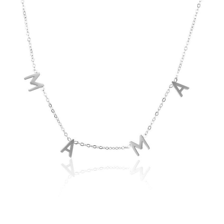 Necklaces CreatiVal | Mama Modern Silver