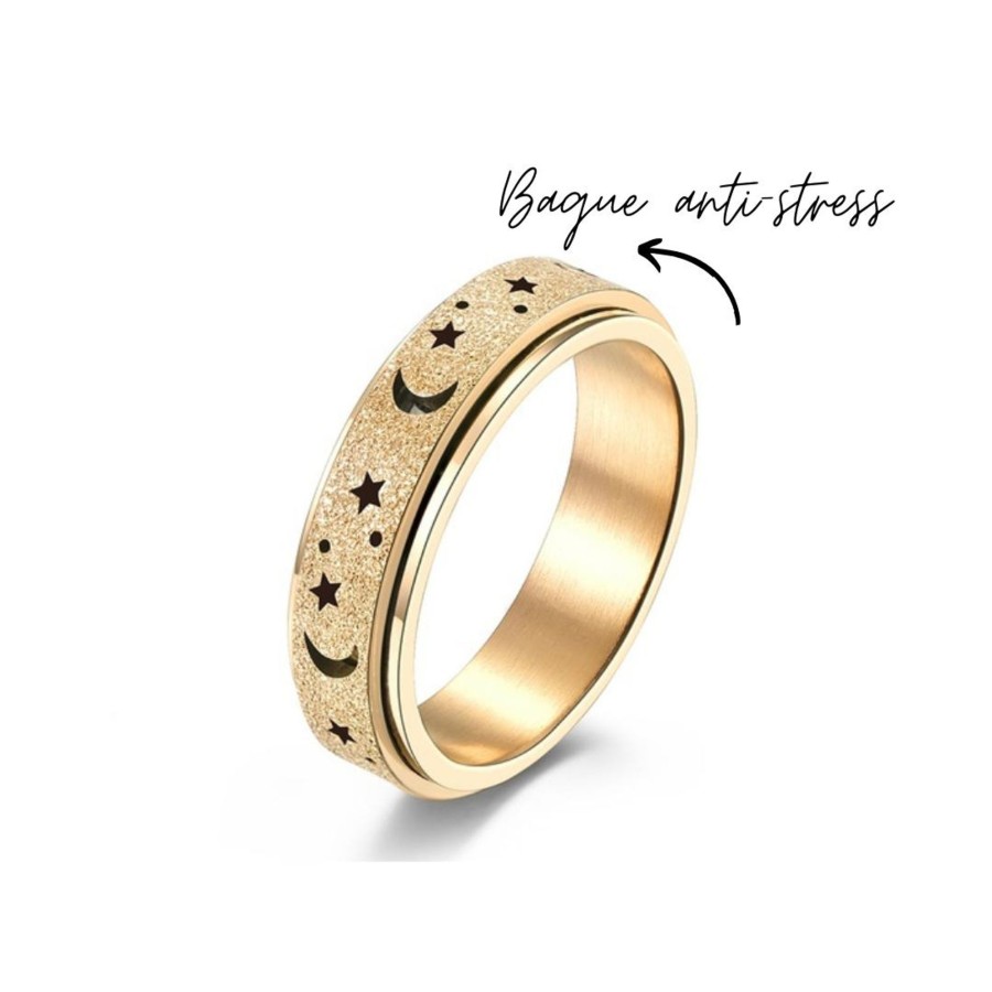 Rings CreatiVal | Cosmik-Gold Meditation Ring