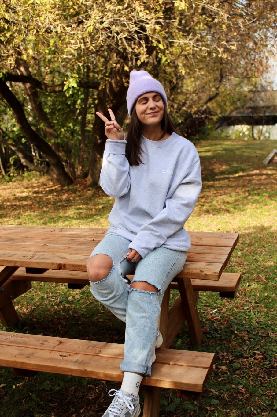 It Is Cute CreatiVal | C'Est Mimi Oversize Crewneck - Gray