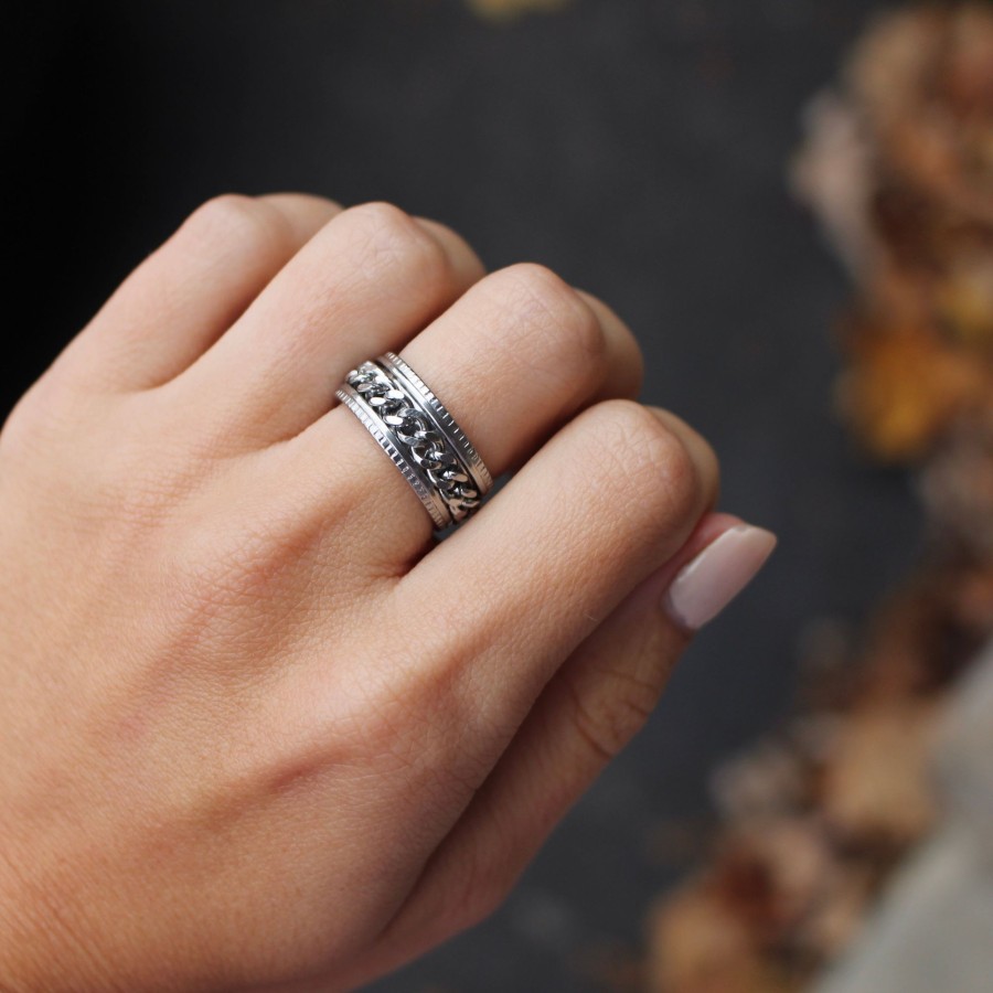 Meditation Rings CreatiVal | Spirit -Silver Meditation Ring