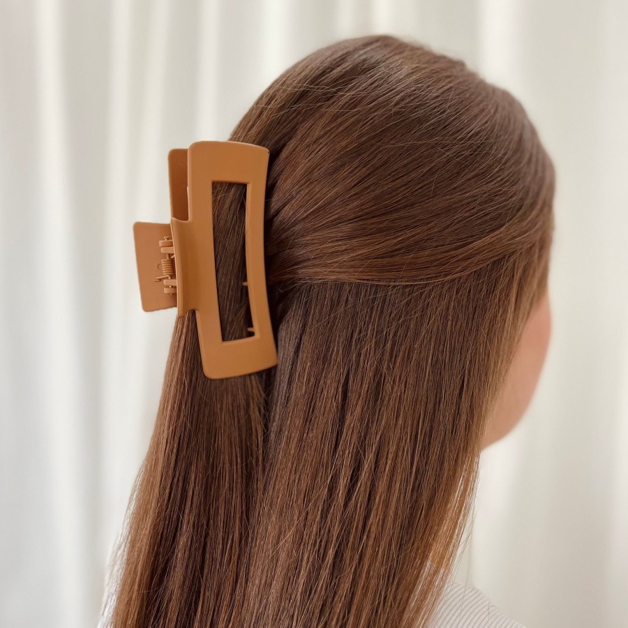 Hair Accessories CreatiVal | Oversize Clip - Camel