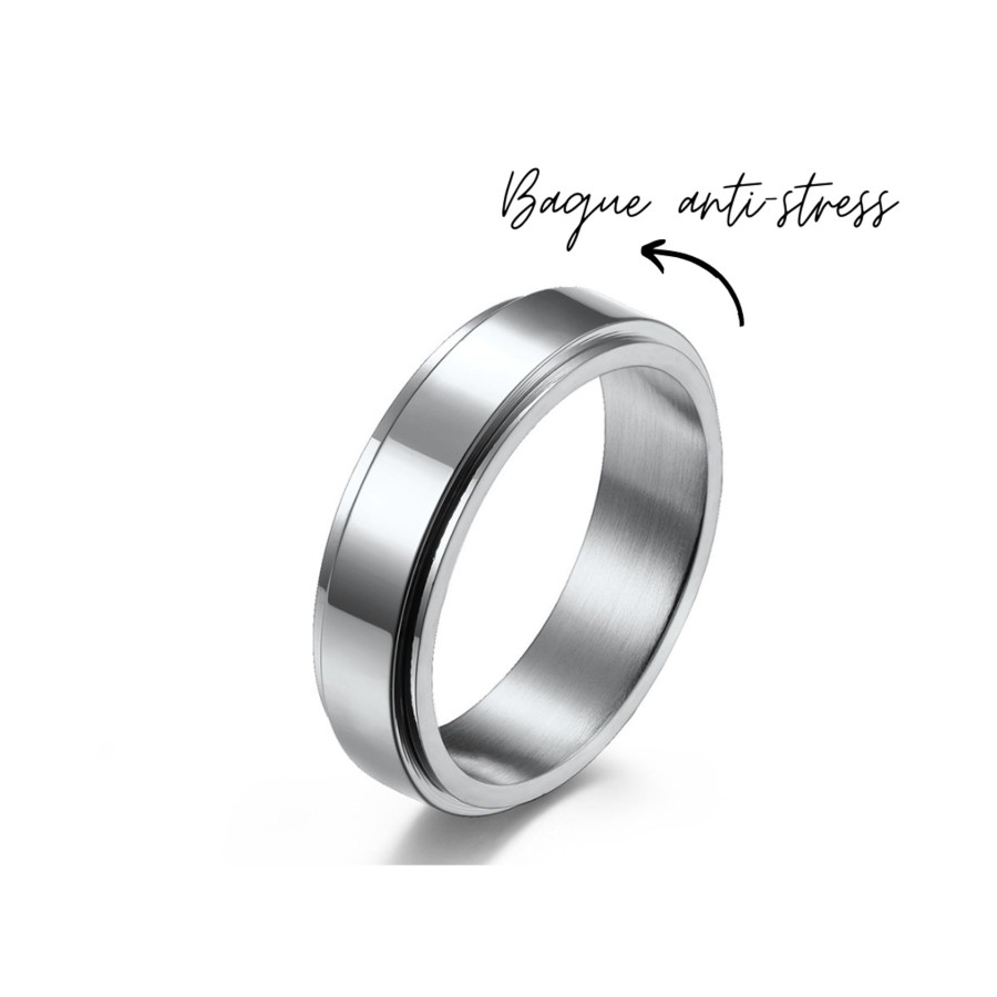 Meditation Rings CreatiVal | Serenity - Silver Meditation Ring